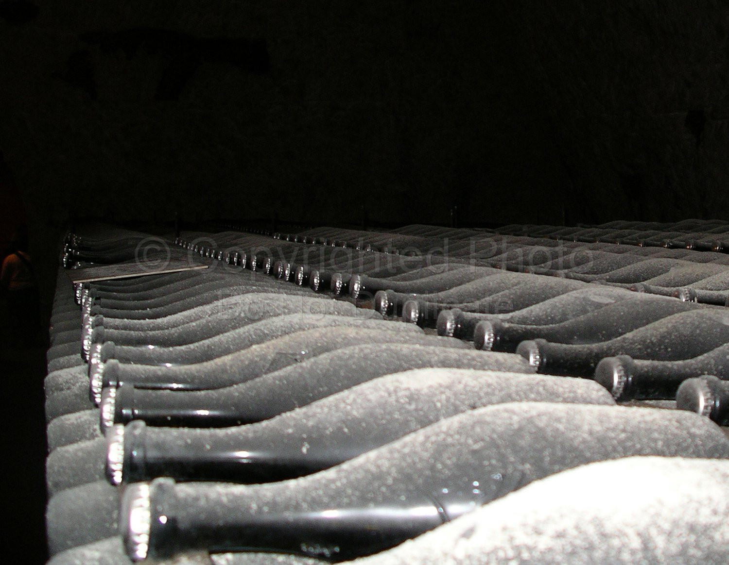 Champagne bottles