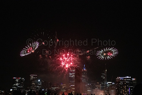 Perth New Year Fireworks